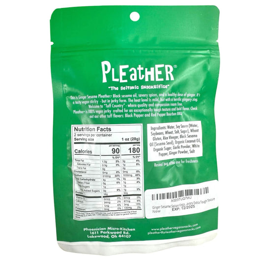 Pleather Ginger Sesame Vegan Jerky