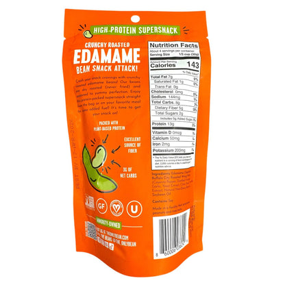 Crunchy Roasted Edamame Bean Snack, Buffalo - 4oz