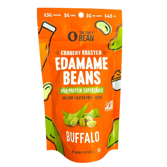 Crunchy Roasted Edamame Bean Snack, Buffalo - 4oz