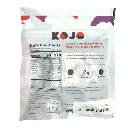 Kojo Plant-Based Vegan Jerky, Spicy Chipotle - 2.4oz