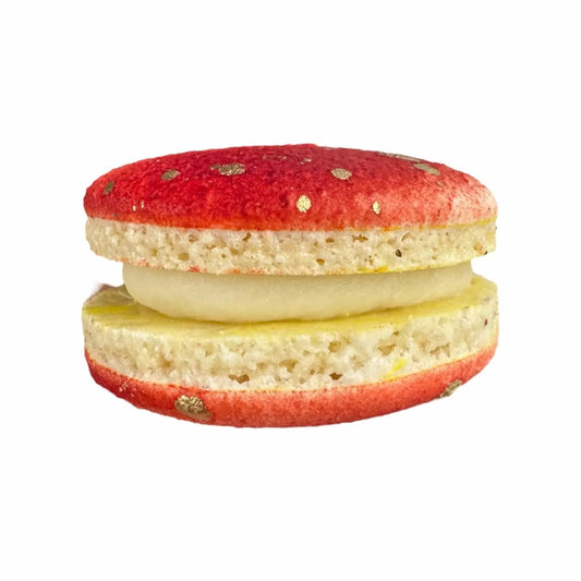 Rambutan Pineapple Vegan Macarons - Set of 2