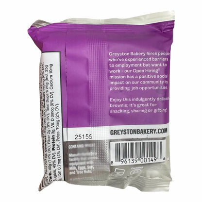 Greyston Bakery Vegan Fudge Brownie, 2.5oz