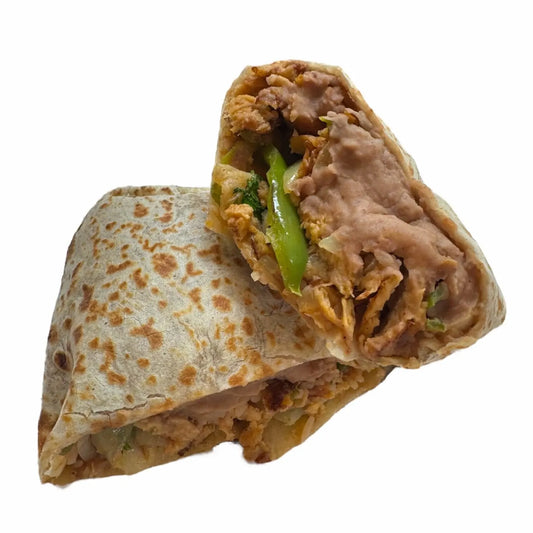 Vegan Soy Curl Fajita Burrito