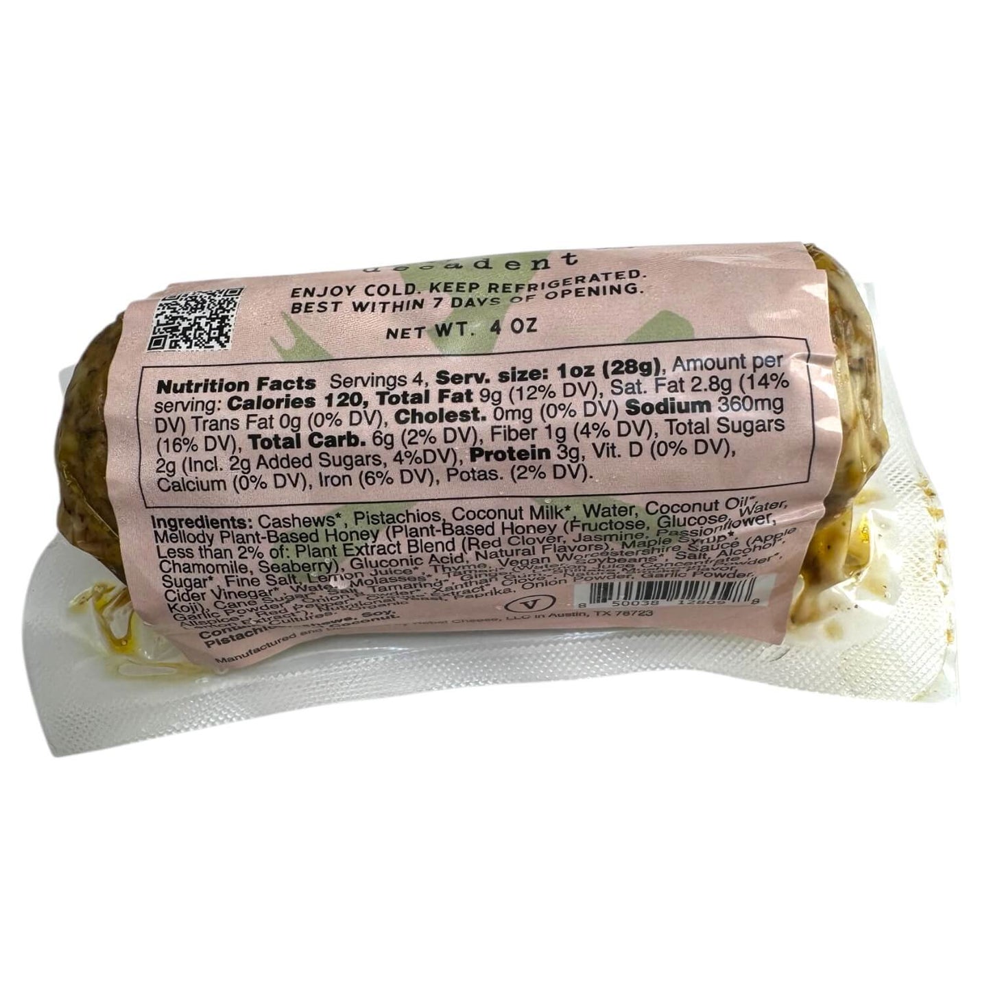 Honee Pistachio Chèvre Plant Based - 4 oz