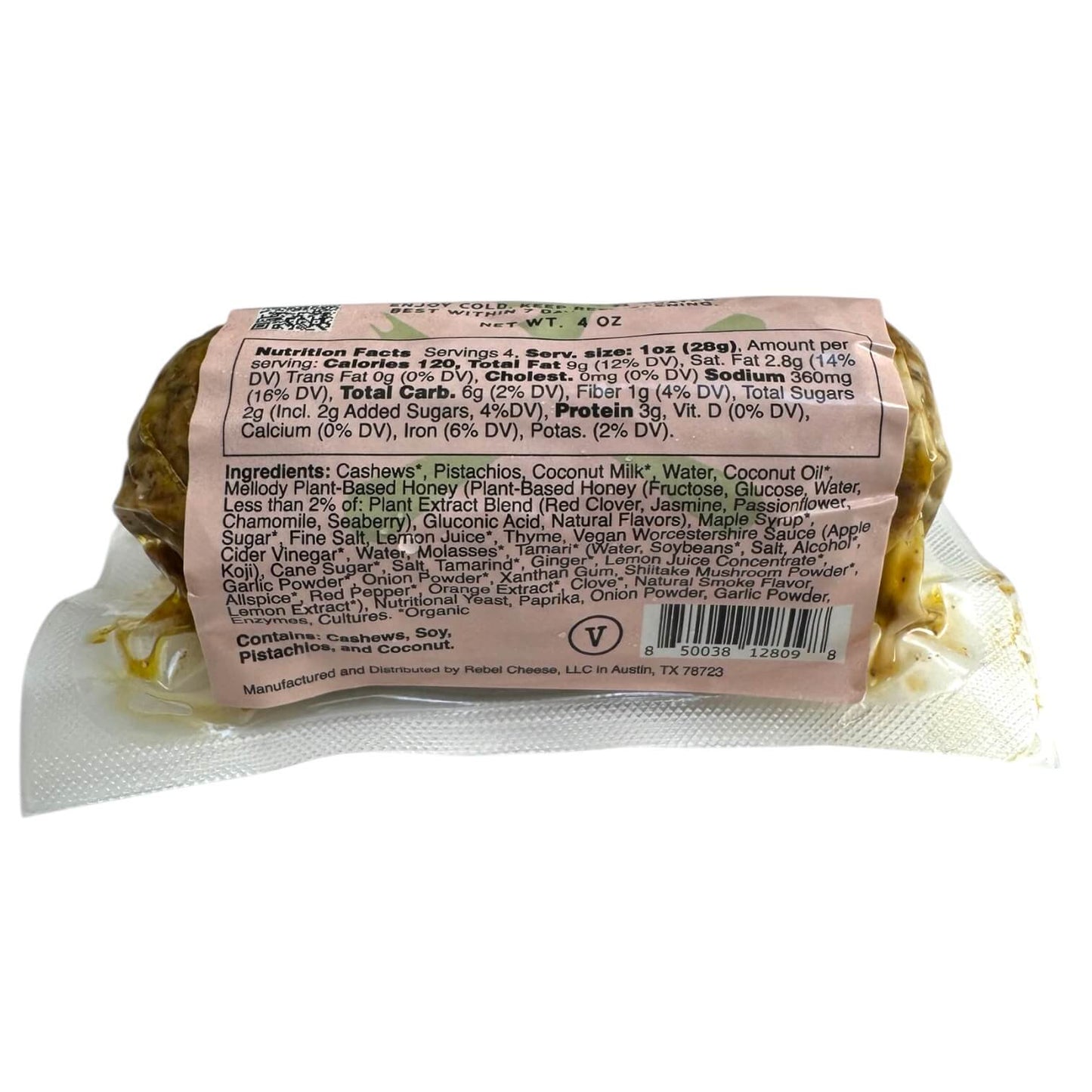 Honee Pistachio Chèvre Plant Based - 4 oz