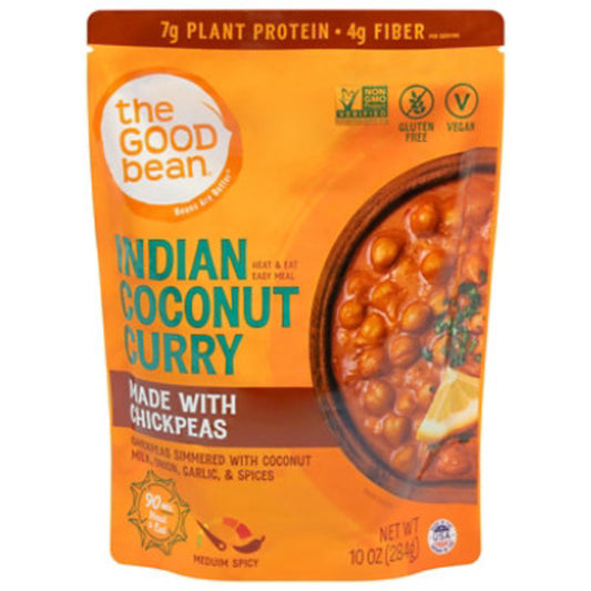 The Good Bean Chickpeas, Indian Coconut Curry, Medium Spicy